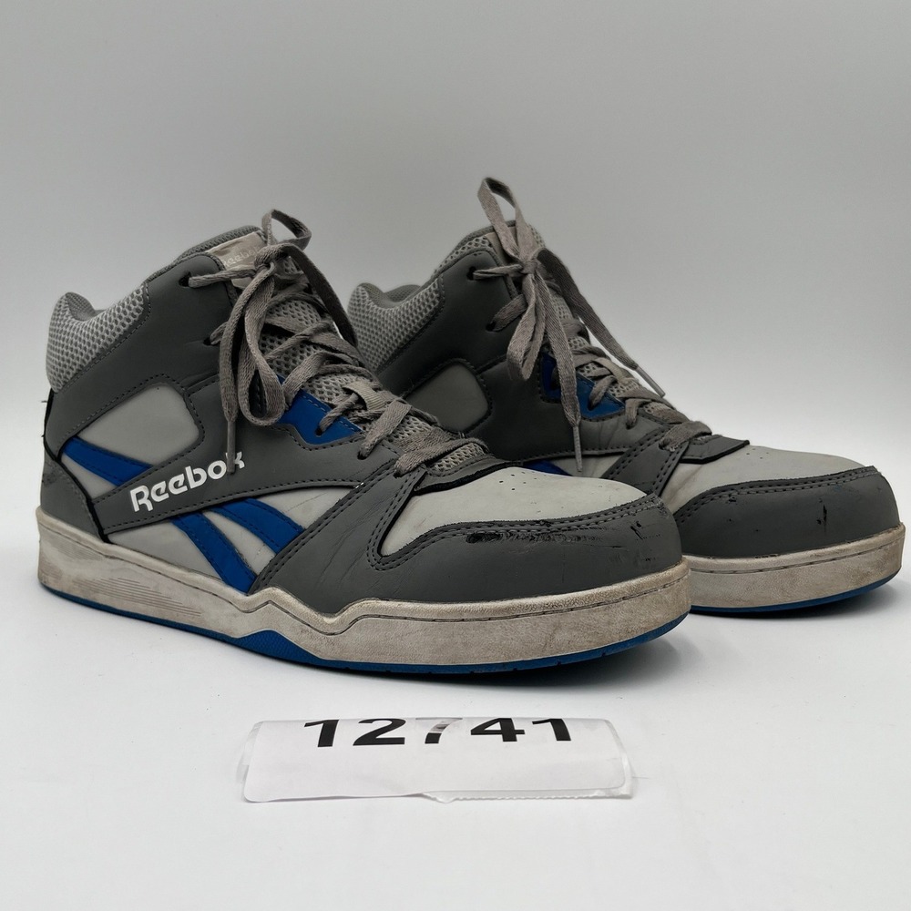 Reebok High Top Sneakers Mens 10 Grey Fair ASTM F2413-18 Work Shoes